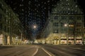 Christmas shopping in the colorfully decorated Zurich Bahnhofstrasse - 3 Royalty Free Stock Photo