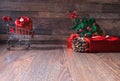 Christmas shopping gifts Royalty Free Stock Photo