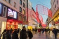 Christmas shopping in Puerta del Sol boulevard