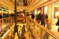 Christmas shopping rush