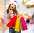 Christmas Shopping. Sales Royalty Free Stock Photo