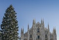 Christmas shopping season in the historic centre of Milan, Lombardy, Italy