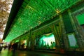 The Christmas showcases of Printemps shopping center,Paris,France