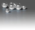 Christmas Silver ball