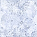 Christmas silvery seamless pattern Royalty Free Stock Photo