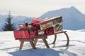 Christmas sled