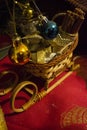 Christmas sleigh decoration Royalty Free Stock Photo