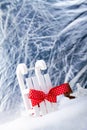 Christmas sleigh - merry christmas Royalty Free Stock Photo