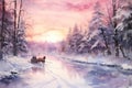 Christmas Sleigh Rides - Generative AI