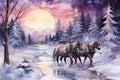 Christmas Sleigh Rides - Generative AI