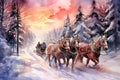 Christmas Sleigh Rides - Generative AI