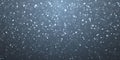 Christmas snow. Falling snowflakes on dark background. Snowfall. Vector illustration Royalty Free Stock Photo