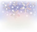 Christmas snow flake star Royalty Free Stock Photo