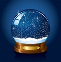 Christmas Snow globe Royalty Free Stock Photo