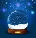 Christmas snow globe