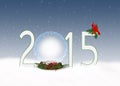 Christmas 2015 snow globe