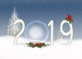 Christmas 2019 snow globe