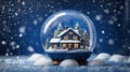 Christmas Snow globe Snowflake Royalty Free Stock Photo