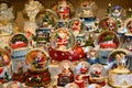 Christmas snow globe, toys, gifts, Santa in snow globes