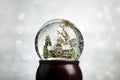Christmas snow globe Royalty Free Stock Photo