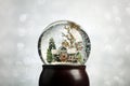 Christmas snow globe