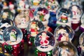 Christmas snow globes