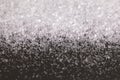 Christmas Snow White Silver Glitter background. Holiday abstract texture Royalty Free Stock Photo