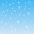 Christmas snowfall background