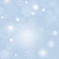 Christmas snowfall background. Winter holiday snow greeting card