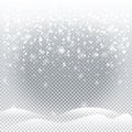 Christmas snowfall 2023 Royalty Free Stock Photo