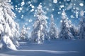 Winter fairytale landscape Royalty Free Stock Photo