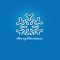 Christmas Snowflake Applique Vector