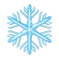 Christmas snowflake detailed 3D