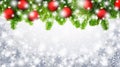 Christmas snowflakes background