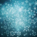 Christmas snowflakes background Royalty Free Stock Photo