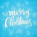 Christmas snowflakes light background. Vector illustration Royalty Free Stock Photo