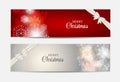 Christmas Snowflakes Website Header and Banner Set