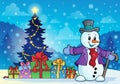 Christmas snowman theme image 6