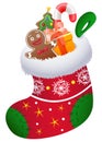 Christmas sock Royalty Free Stock Photo