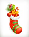 Christmas sock with gifts