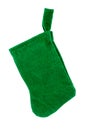 Christmas sock isolated Royalty Free Stock Photo