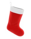 Christmas Sock Isolated Royalty Free Stock Photo