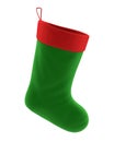 Christmas Sock Isolated Royalty Free Stock Photo