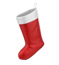 Christmas Sock Isolated Royalty Free Stock Photo