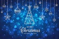 christmas sparkling background vector design