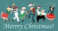 Christmas square dance