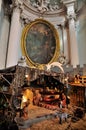 Christmas stable in San Giovanni in Laterano Royalty Free Stock Photo