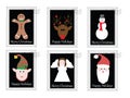 6 Christmas stamps