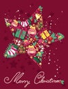 Christmas star Royalty Free Stock Photo