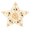 Christmas star Royalty Free Stock Photo